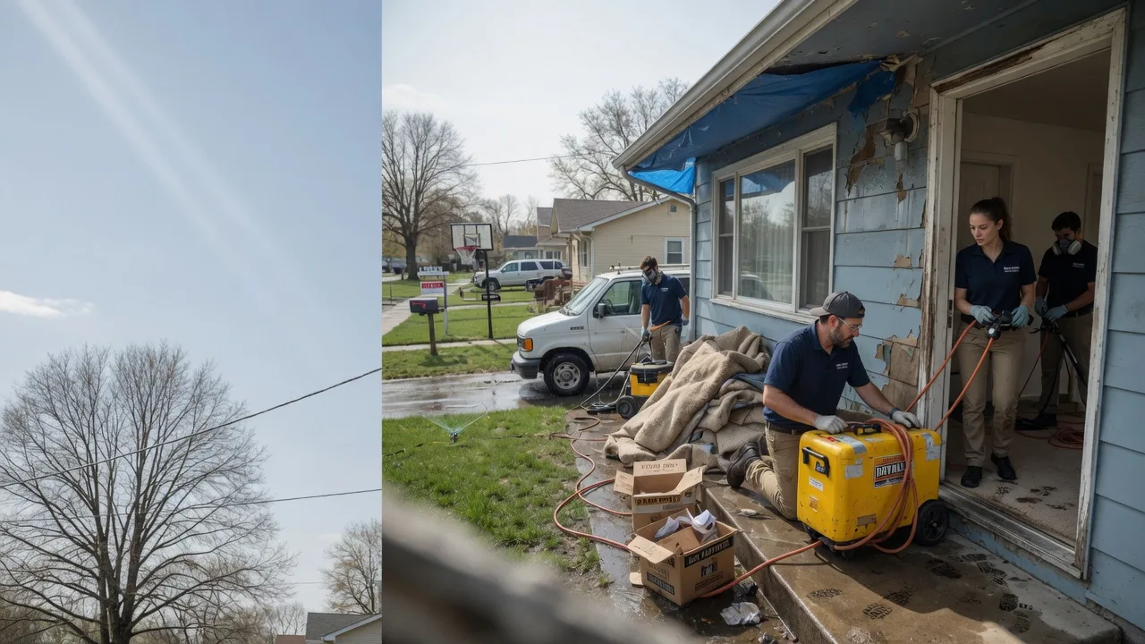 Basement Flood Cleanup in Lewistown, OH near me